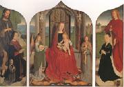 Gerard David The Virgin and child between angel musicians (mk05) oil